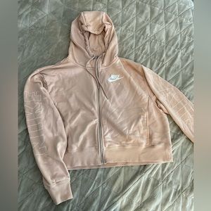 Nike Air Cropped Zip Up Hoodie Medium